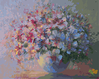 Flower Paint By Numbers Kits UK GX24509