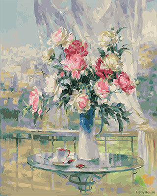 Flower Paint By Numbers Kits UK GX24532