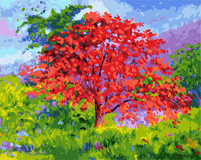 Flower Paint By Numbers Kits UK GX24551