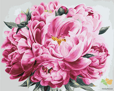 Flower Paint By Numbers Kits UK GX24600