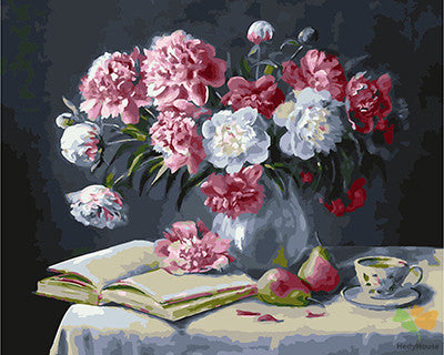 Flower Paint By Numbers Kits UK GX24632