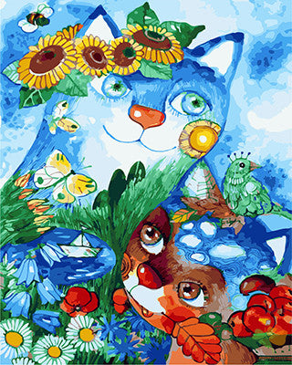 Cartoon Paint By Numbers Kits UK GX24642