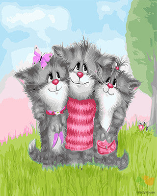 Cartoon Paint By Numbers Kits UK GX24647