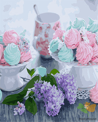 Flower Paint By Numbers Kits UK GX24664