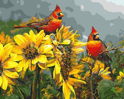 Flower Paint By Numbers Kits UK GX24690