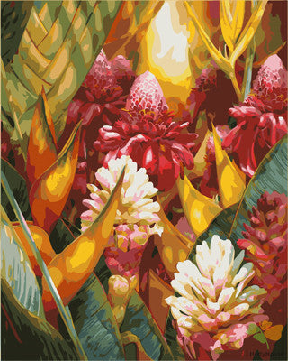 Flower Paint By Numbers Kits UK GX24697