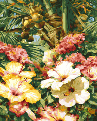 Flower Paint By Numbers Kits UK GX24704