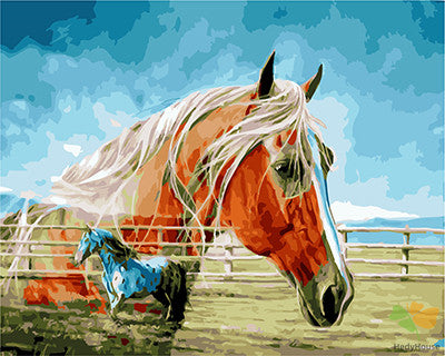 Animal Paint By Numbers Kits UK GX24714