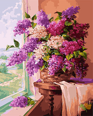 Flower Paint By Numbers Kits UK GX24766