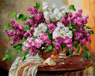 Flower Paint By Numbers Kits UK GX24768