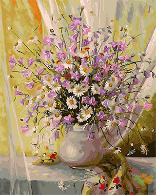 Flower Paint By Numbers Kits UK GX24771