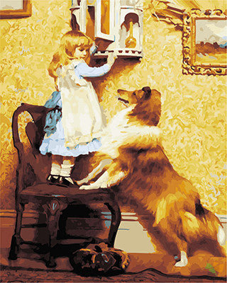 Cat & Dog Paint By Numbers Kits UK GX24775