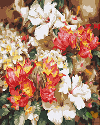 Flower Paint By Numbers Kits UK GX24797