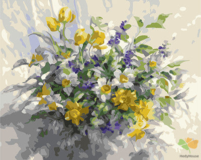 Flower Paint By Numbers Kits UK GX24798