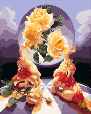 Flower Paint By Numbers Kits UK GX24803