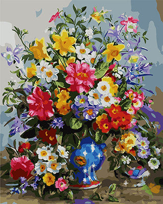 Flower Paint By Numbers Kits UK GX24844