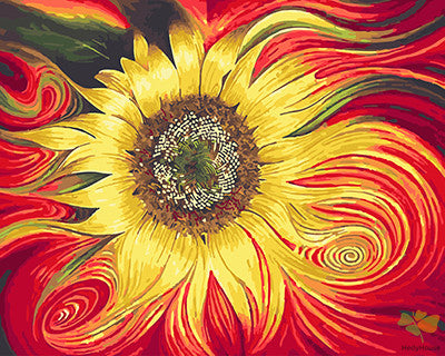 Flower Paint By Numbers Kits UK GX24931