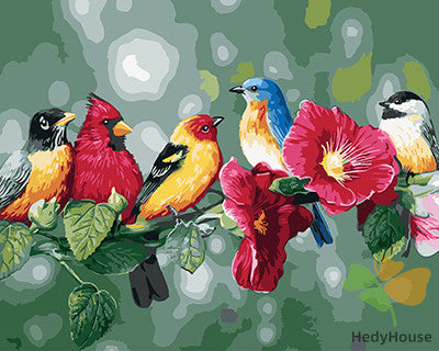 Birds Paint By Numbers Kits UK GX24951