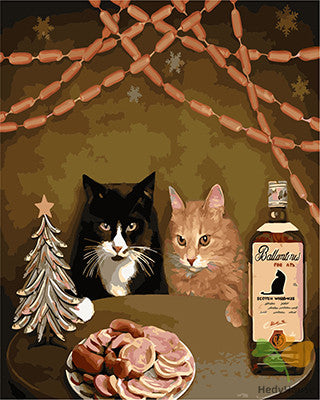 Cat & Dog Paint By Numbers Kits UK GX25028