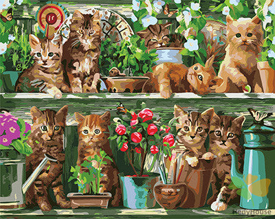 Cat & Dog Paint By Numbers Kits UK GX25055