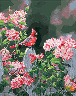 Flower Paint By Numbers Kits UK GX25076