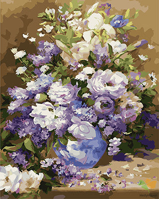 Flower Paint By Numbers Kits UK GX25105