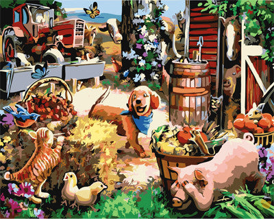 Cat & Dog Paint By Numbers Kits UK GX25122