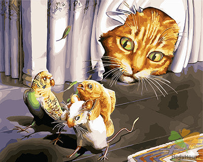 Cat & Dog Paint By Numbers Kits UK GX25130