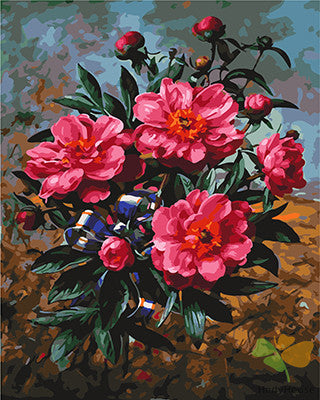 Flower Paint By Numbers Kits UK GX25136