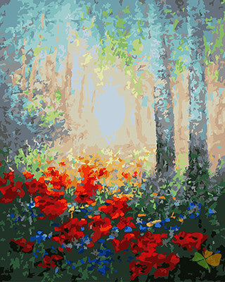 Flower Paint By Numbers Kits UK GX25168