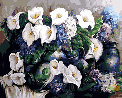 Flower Paint By Numbers Kits UK GX25178