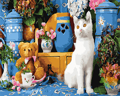 Cat & Dog Paint By Numbers Kits UK GX25184