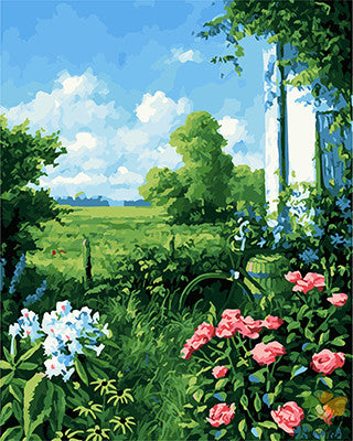 Flower Paint By Numbers Kits UK GX25204