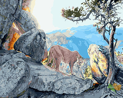 Animal Paint By Numbers Kits UK GX25205