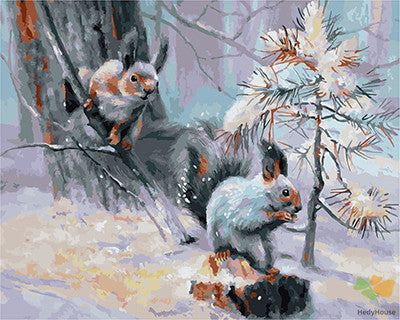 Animal Paint By Numbers Kits UK GX25262