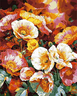 Flower Paint By Numbers Kits UK GX25266