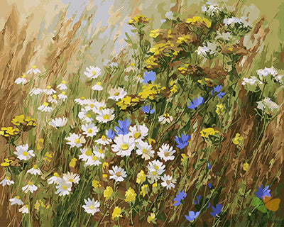 Flower Paint By Numbers Kits UK GX25280