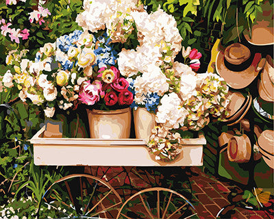 Flower Paint By Numbers Kits UK GX25311