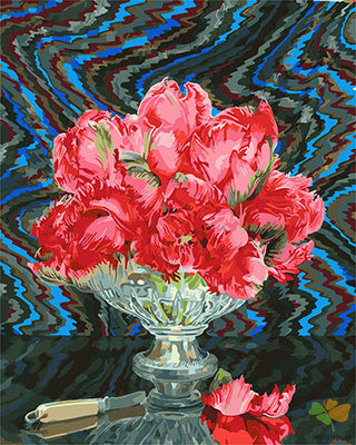 Flower Paint By Numbers Kits UK GX25382