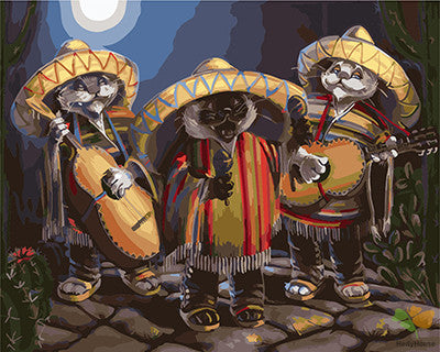 Cartoon Paint By Numbers Kits UK GX25415