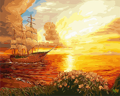 Landscape Paint By Numbers Kits UK GX25521