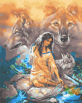 Portrait Paint By Numbers Kits UK GX25529