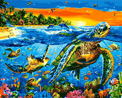 Colorful Paint By Numbers Kits UK GX25549