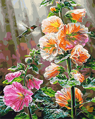 Flower Paint By Numbers Kits UK GX25591