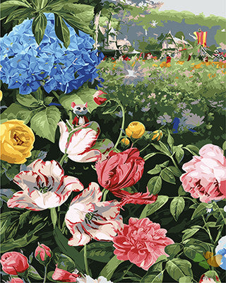 Flower Paint By Numbers Kits UK GX25593