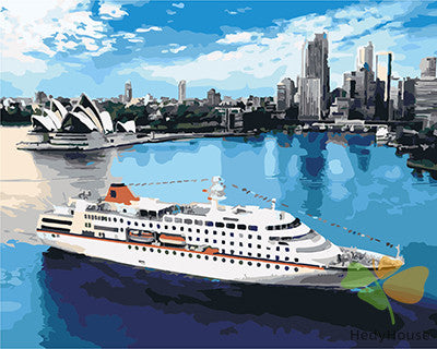 Seascape Paint By Numbers Kits UK GX25606