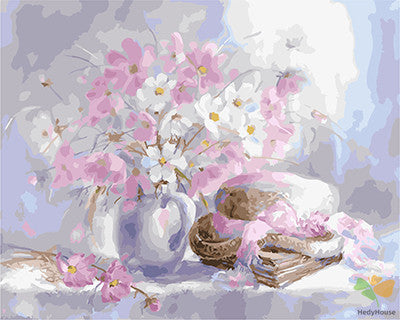 Flower Paint By Numbers Kits UK GX25611