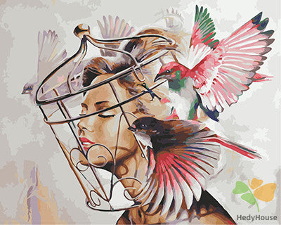 Portrait Paint By Numbers Kits UK GX25636