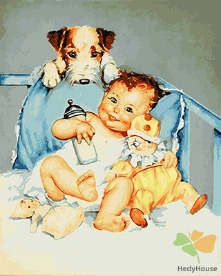 Portrait Paint By Numbers Kits UK GX25689