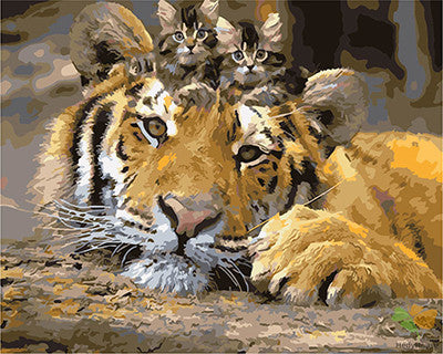 Animal Paint By Numbers Kits UK GX25700